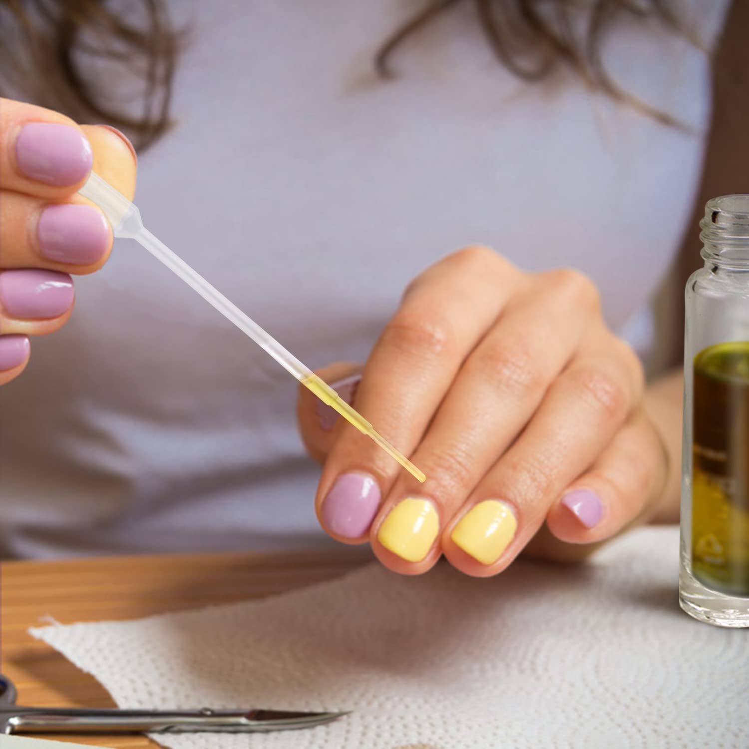 Sungwoo 12 Pack Essential Oil Roller Bottles, 10Ml Clear Glass Roller Bottles With Stainless Steel Roller Balls And Caps For Tra